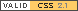 Valid CSS!